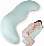Pea Pod Full Body Pillow, Long Support Pillow for Adult Side Sleeping