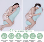 Pea Pod Full Body Pillow, Long Support Pillow for Adult Side Sleeping